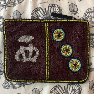 Beaded bag mahjong tile